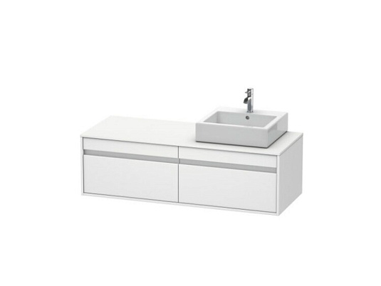 Тумба под раковину Duravit Ketho KT6697L1818, белый матовый - duravit shop