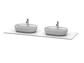 Столешница Duravit Luv LU9467B1717, белый структурный