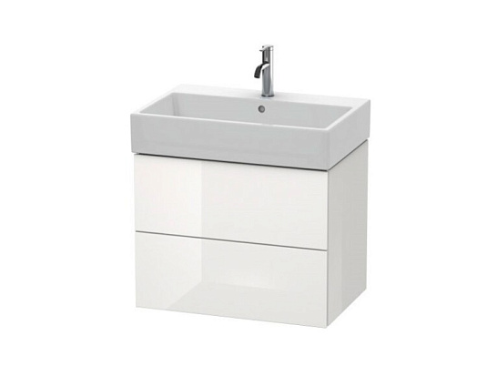 Тумба под раковину Duravit L-Cube LC627608585, белый глянцевый - duravit shop