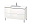 Тумба под раковину Duravit L-Cube LC6939O2222, белый глянцевый