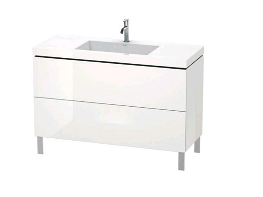 Тумба под раковину Duravit L-Cube LC6939O2222, белый глянцевый - duravit shop