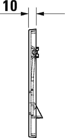 Клавиша смыва Duravit DuraSystem A1 WD5001011000, белый - duravit shop