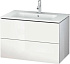 Тумба для комплекта Duravit L-Cube LC62412222 82 два ящика, белая