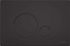 Клавиша смыва Duravit DuraSystem WD5010031000/WF5120131010, чёрный матовый