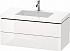 Тумба с раковиной 100 см Duravit L-Cube LC6928O2222, белый глянцевый