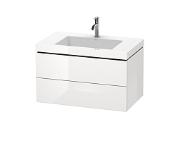 Тумба под раковину Duravit L-Cube LC6927O2222, белый глянцевый