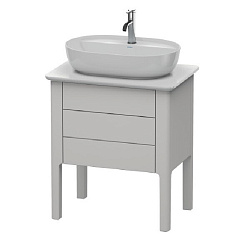 Тумба под раковину Duravit Luv LU956503939, скандинавский белый шелковисто-матовый