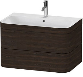 Тумба под раковину Duravit Happy D.2 Plus HP4637O6969, орех брашированный