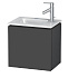 Тумба под раковину Duravit L-Cube LC6272R4949, графит матовый