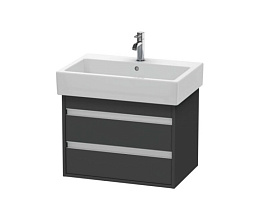 Тумба под раковину Duravit Ketho KT662404949, графит матовый