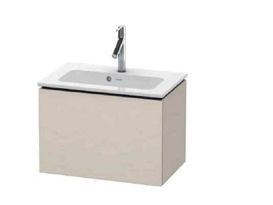 Тумба под раковину Duravit L-Cube LC615609191, серо-коричневый матовый - duravit shop