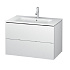 Тумба под раковину Duravit L-Cube LC624101818, белый матовый