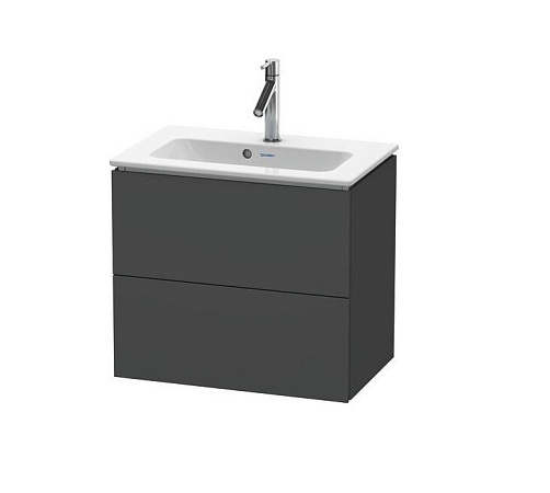Тумба под раковину Duravit L-Cube LC625604949, серо-графит матовый - duravit shop