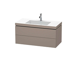 Тумба под раковину Duravit L-Cube LC6928O4343, базальт матовый