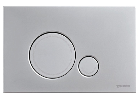 Клавиша смыва Duravit DuraSystem WD50100MC000/WF5120031010, хром матовый - duravit shop