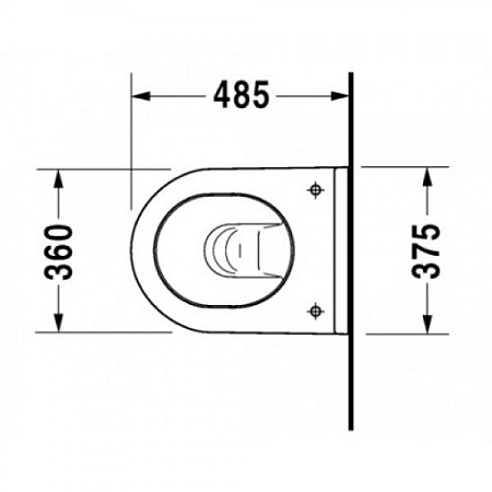 Унитаз подвесной Duravit Starck-3 2227090000 с крышкой-сидением микролифт 0063890000 - duravit shop