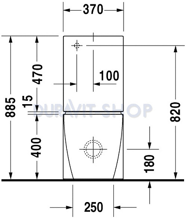 Унитаз напольный Duravit Starck-2 2129090000 с бачком 0933000005 - duravit shop