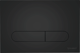 Клавиша смыва Duravit DuraSystem WD5009031000/WF5100131010, чёрный матовый