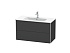 Тумба под раковину Duravit XSquare XS417304949, графит матовый