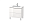 Тумба под раковину Duravit L-Cube LC6937O2222, белый глянцевый