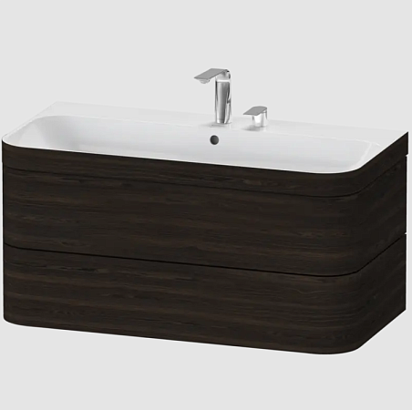 Тумба под раковину Duravit Happy D.2 Plus HP4638E6969, орех брашированный - duravit shop