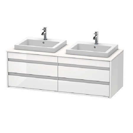 Тумба под раковину Duravit Ketho KT6757R2222, белый глянцевый - duravit shop