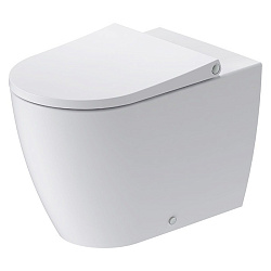 Унитаз напольный Duravit Bento Starck Box D4600200 с сиденьем, белый