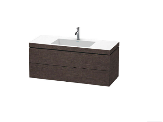 Тумба под раковину Duravit L-Cube LC6929O7272, дуб темный брашированный - duravit shop