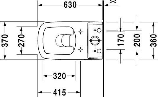 Крышка-сиденье Duravit DuraStyle 0063790000 с микролифтом петли хром (уцененный товар) - duravit shop